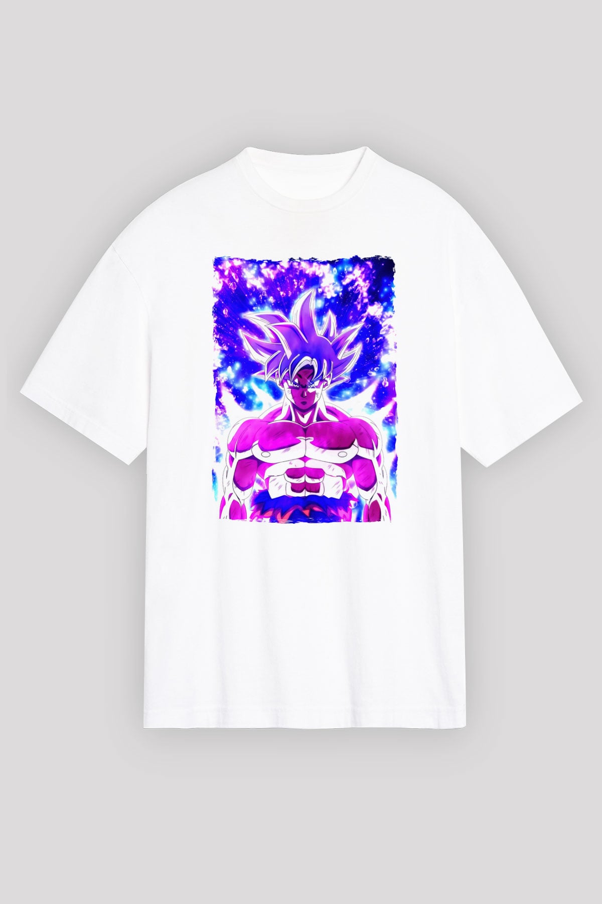 Dragonball Beyaz Oversize Tişört Oversize T-shirt