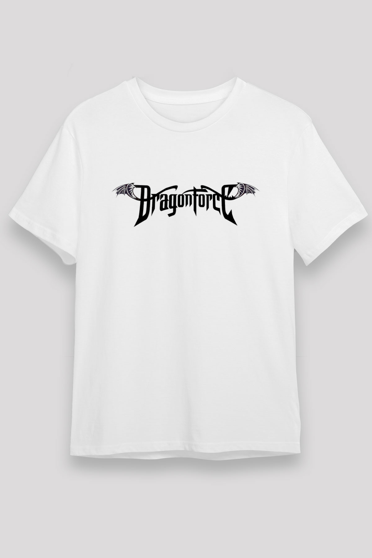 DragonForce Beyaz Unisex Tişört T-Shirt - TişörtFabrikası