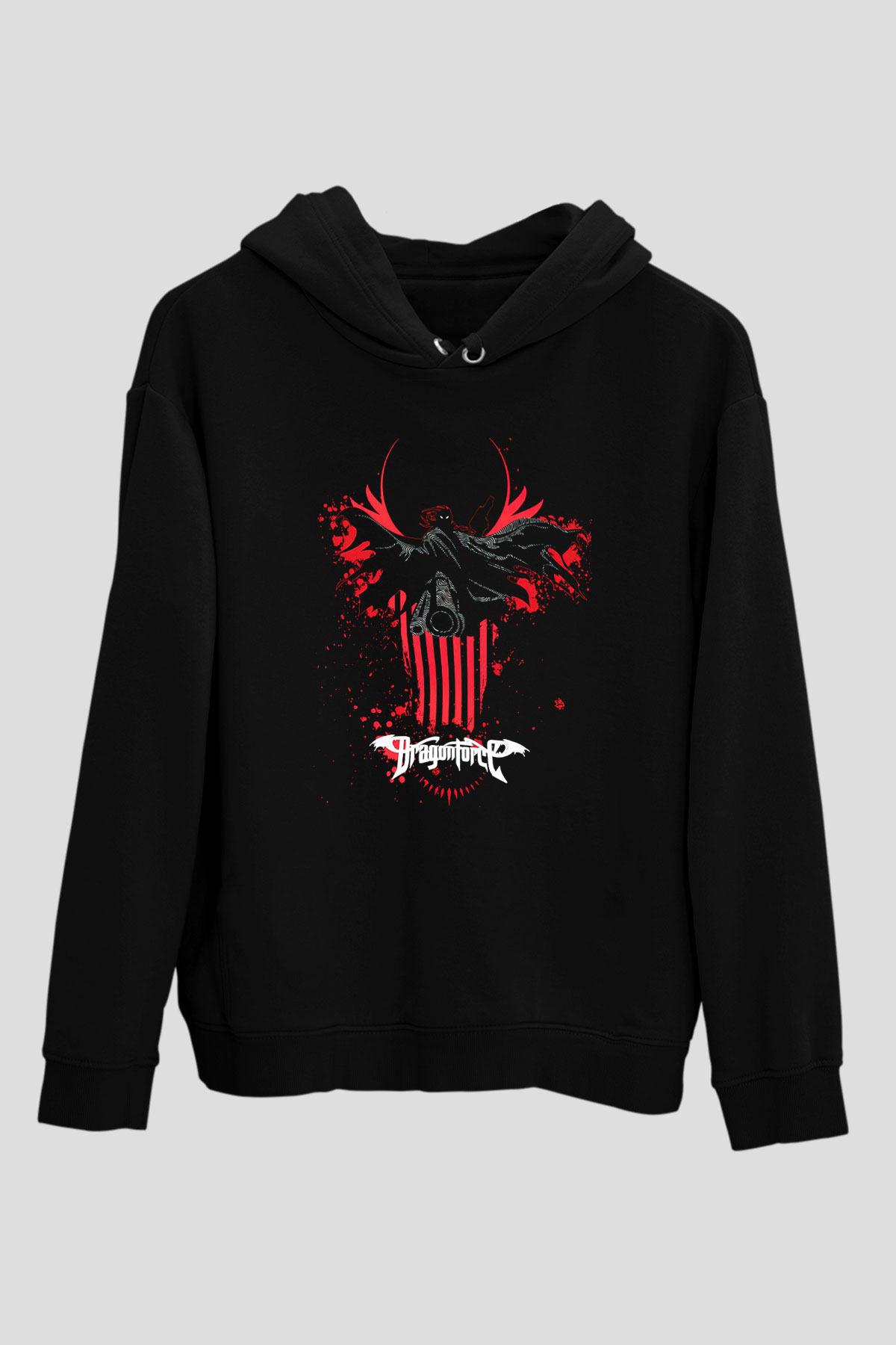 DragonForce Siyah Unisex Hoodie