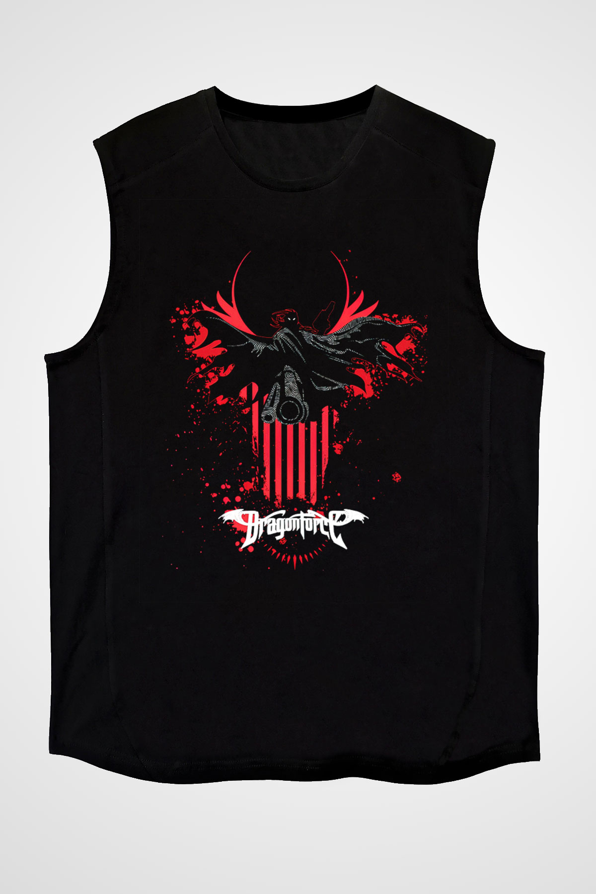 DragonForce Siyah Unisex Kolsuz Tişört