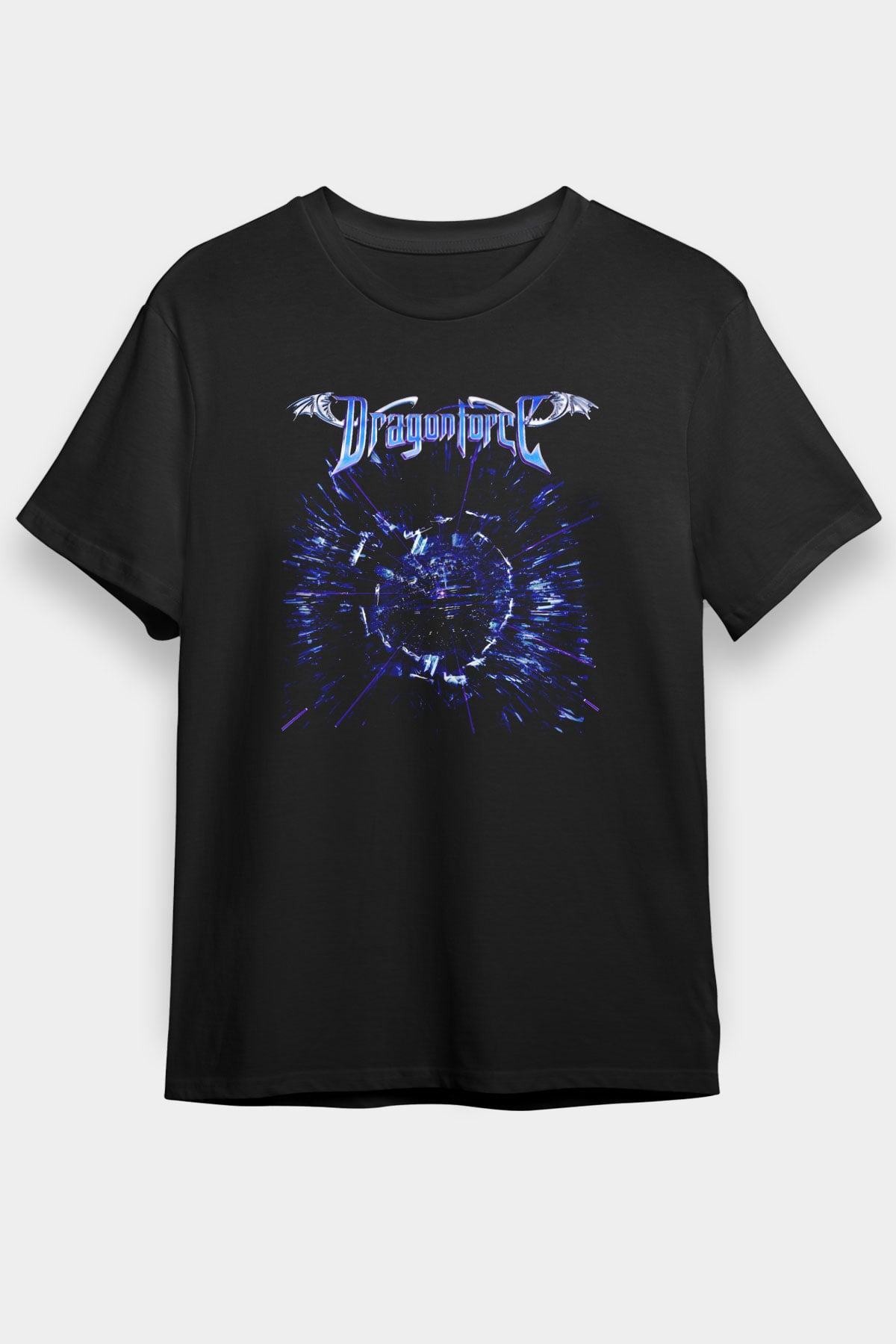DragonForce Siyah Unisex Tişört T-Shirt - TişörtFabrikası