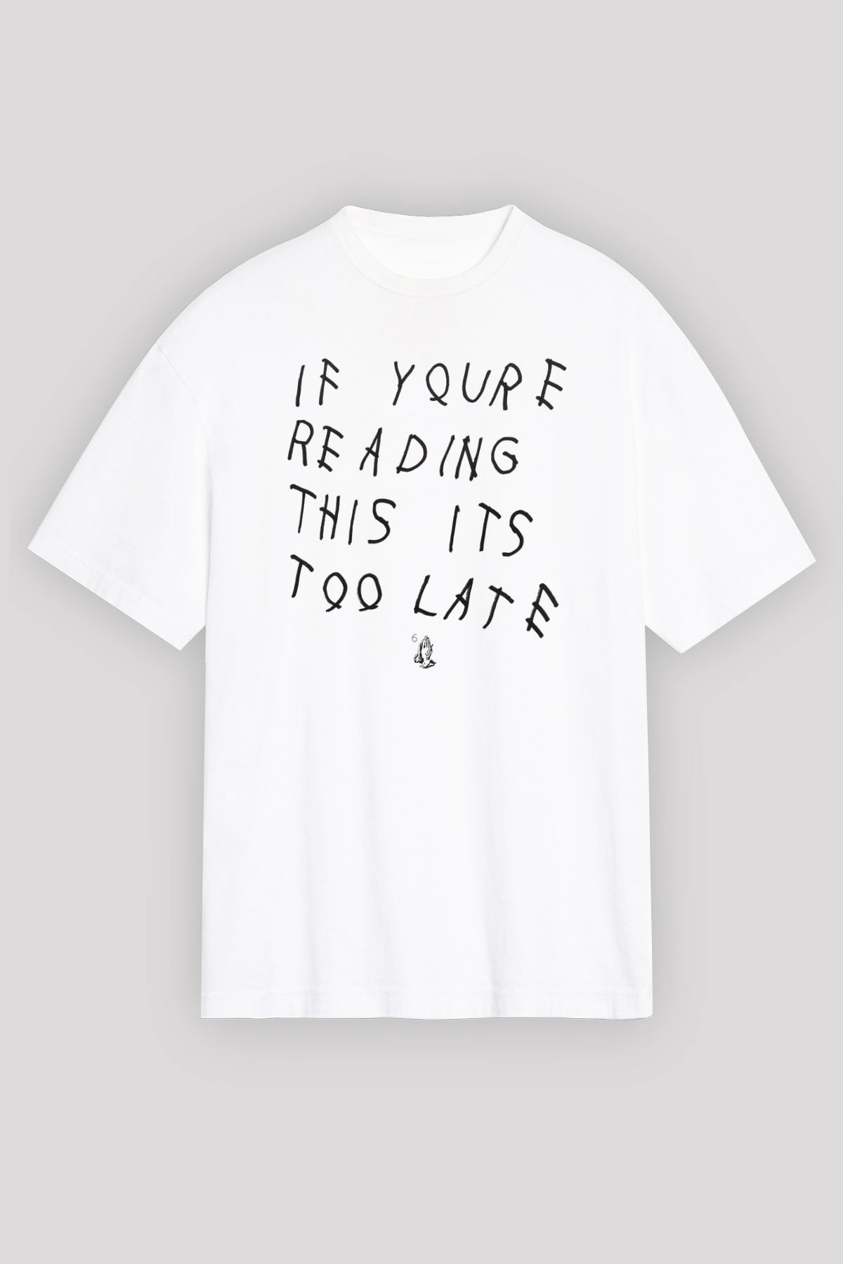 Drake Beyaz Unisex Oversize Tişört T-Shirt