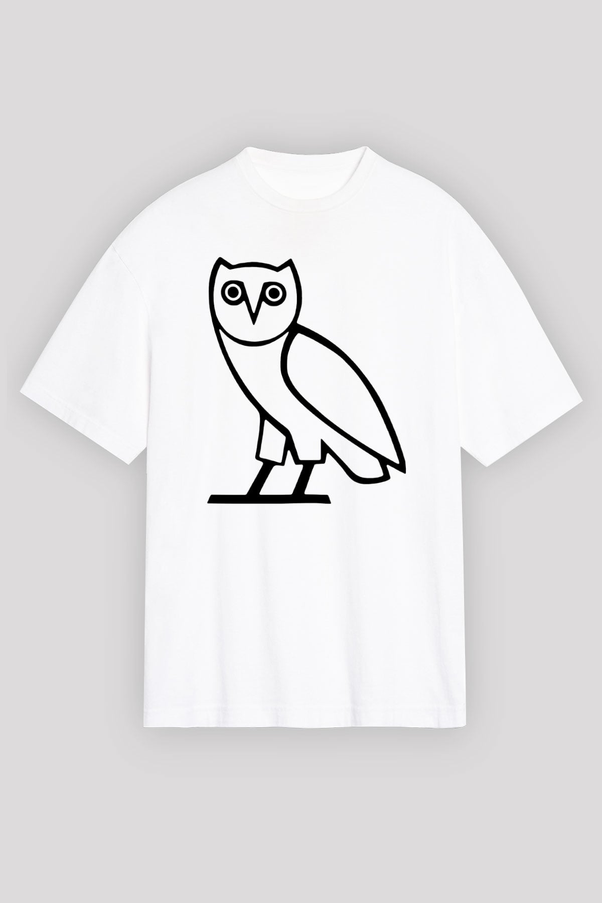 Drake Beyaz Unisex Oversize Tişört T-Shirt