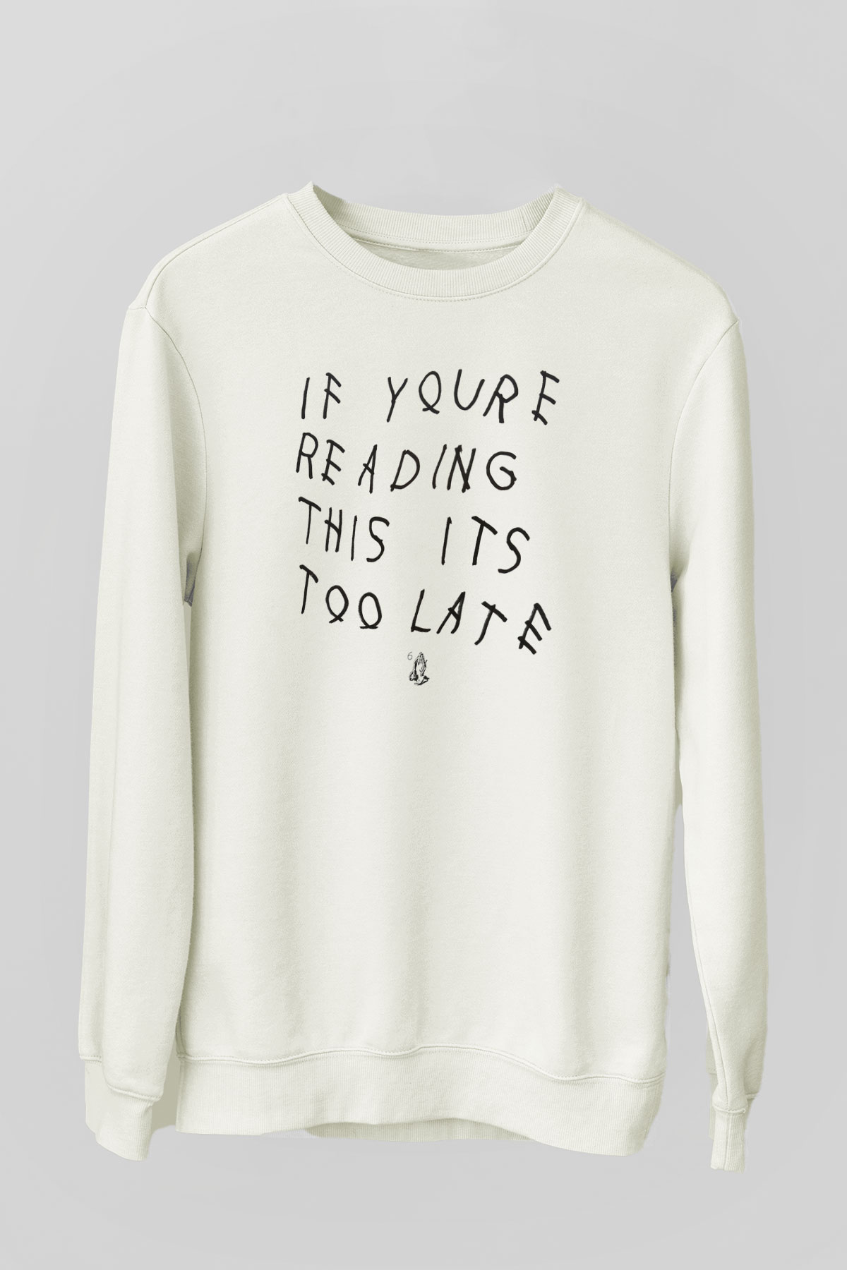 Drake Beyaz Unisex Sweatshirt