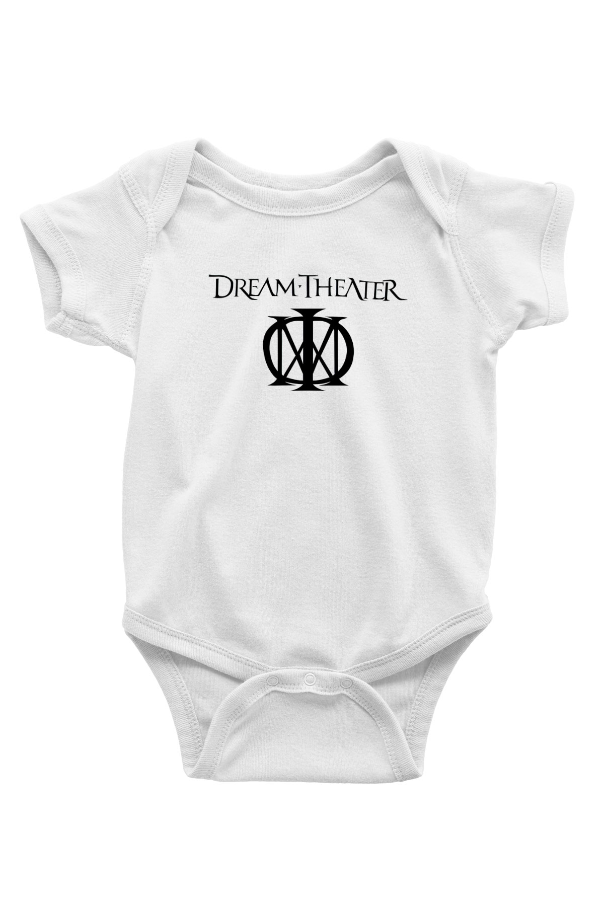 Dream Theater Baskılı Beyaz Unisex Bebek Body - Zıbın