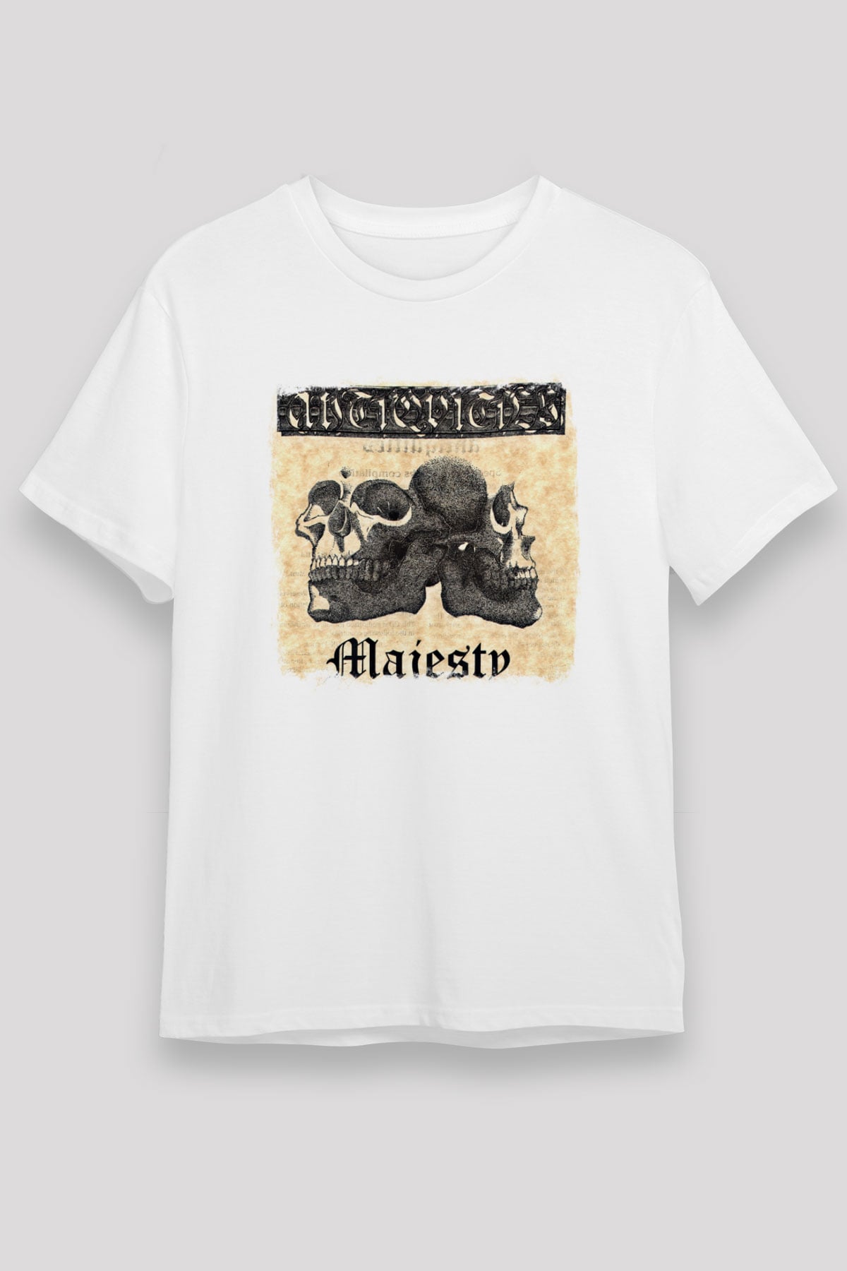 Dream Theater Baskılı Unisex Beyaz Tişört