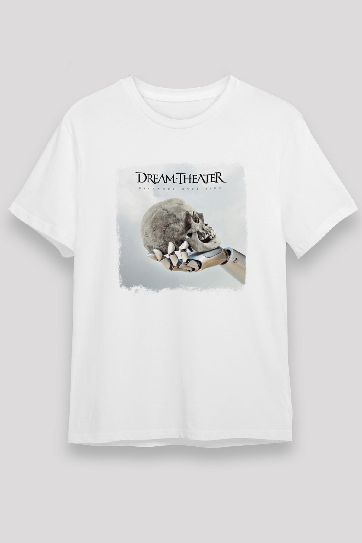 Dream Theater Baskılı Unisex Beyaz Tişört