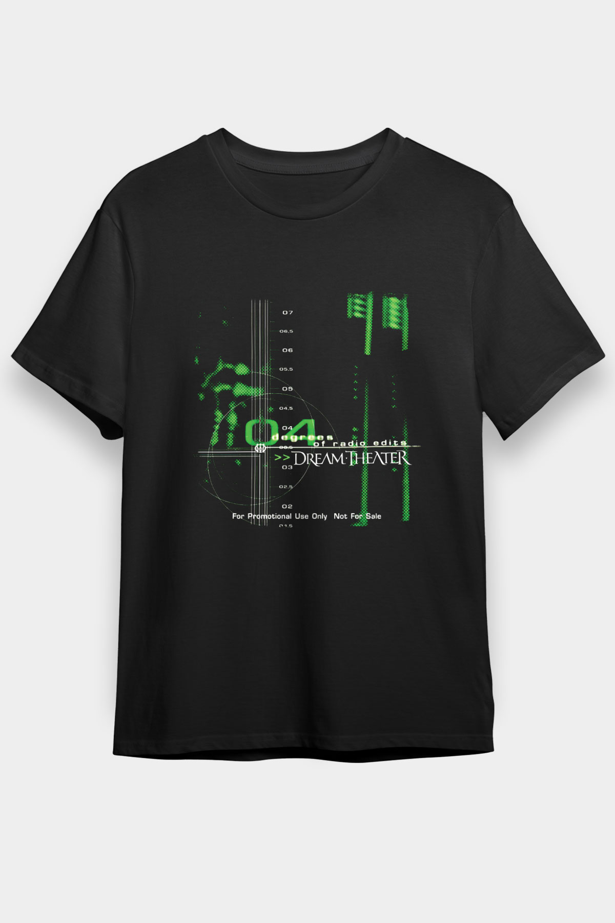 Dream Theater Baskılı Unisex Siyah Tişört