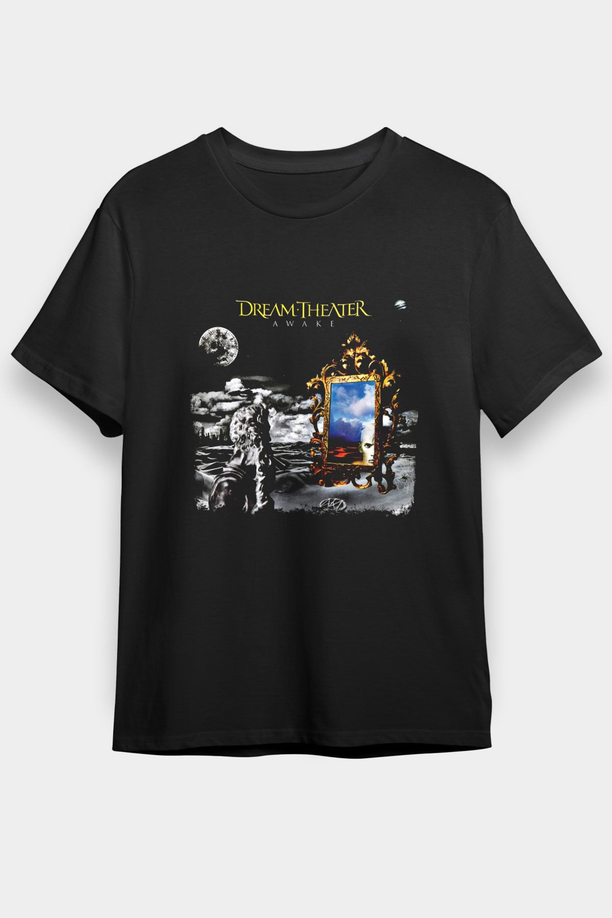 Dream Theater Baskılı Unisex Siyah Tişört