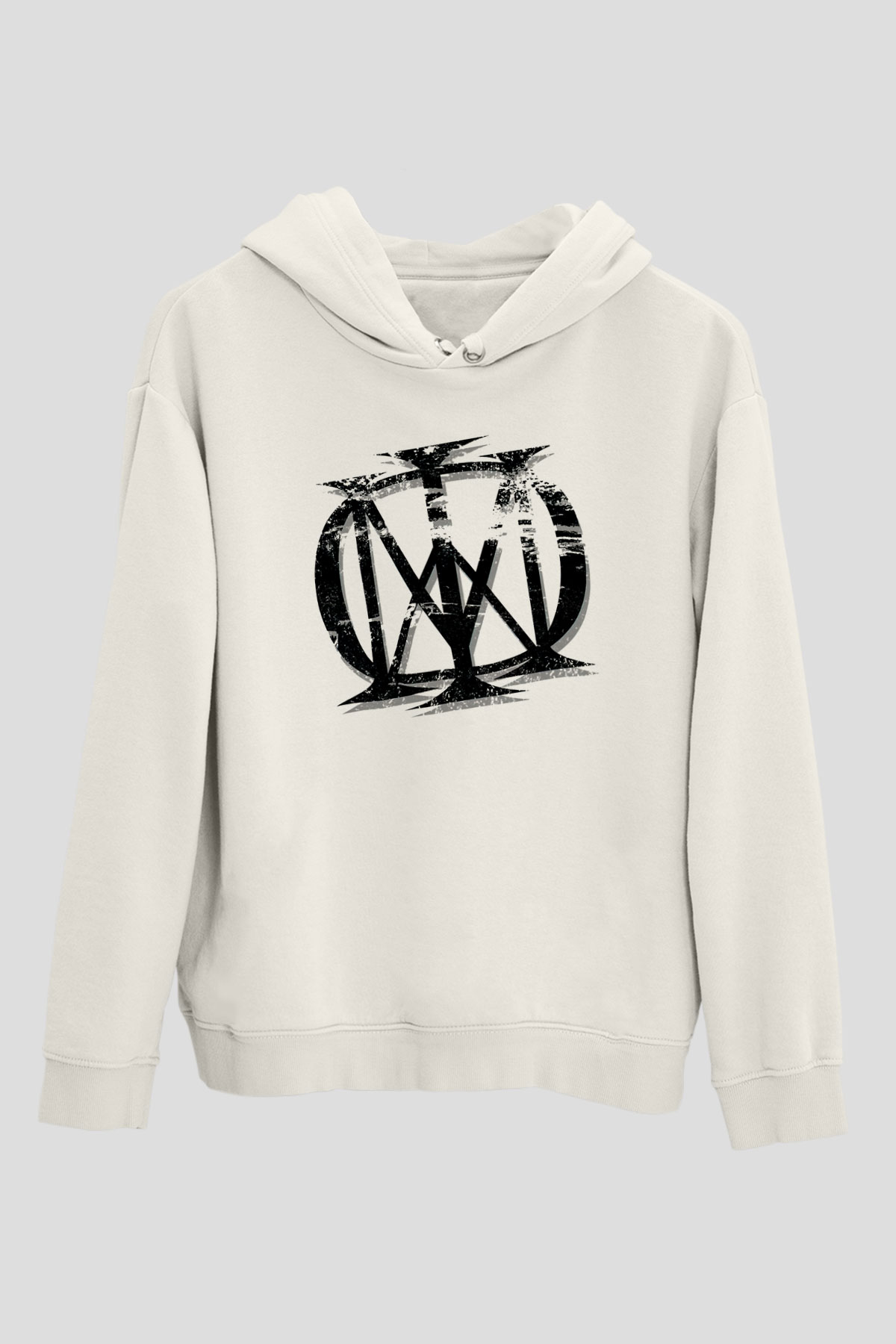 Dream Theater Beyaz Unisex Kapşonlu Sweatshirt