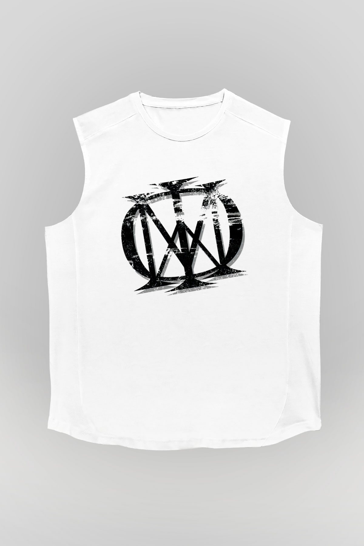 Dream Theater Beyaz Unisex Kolsuz Tişört