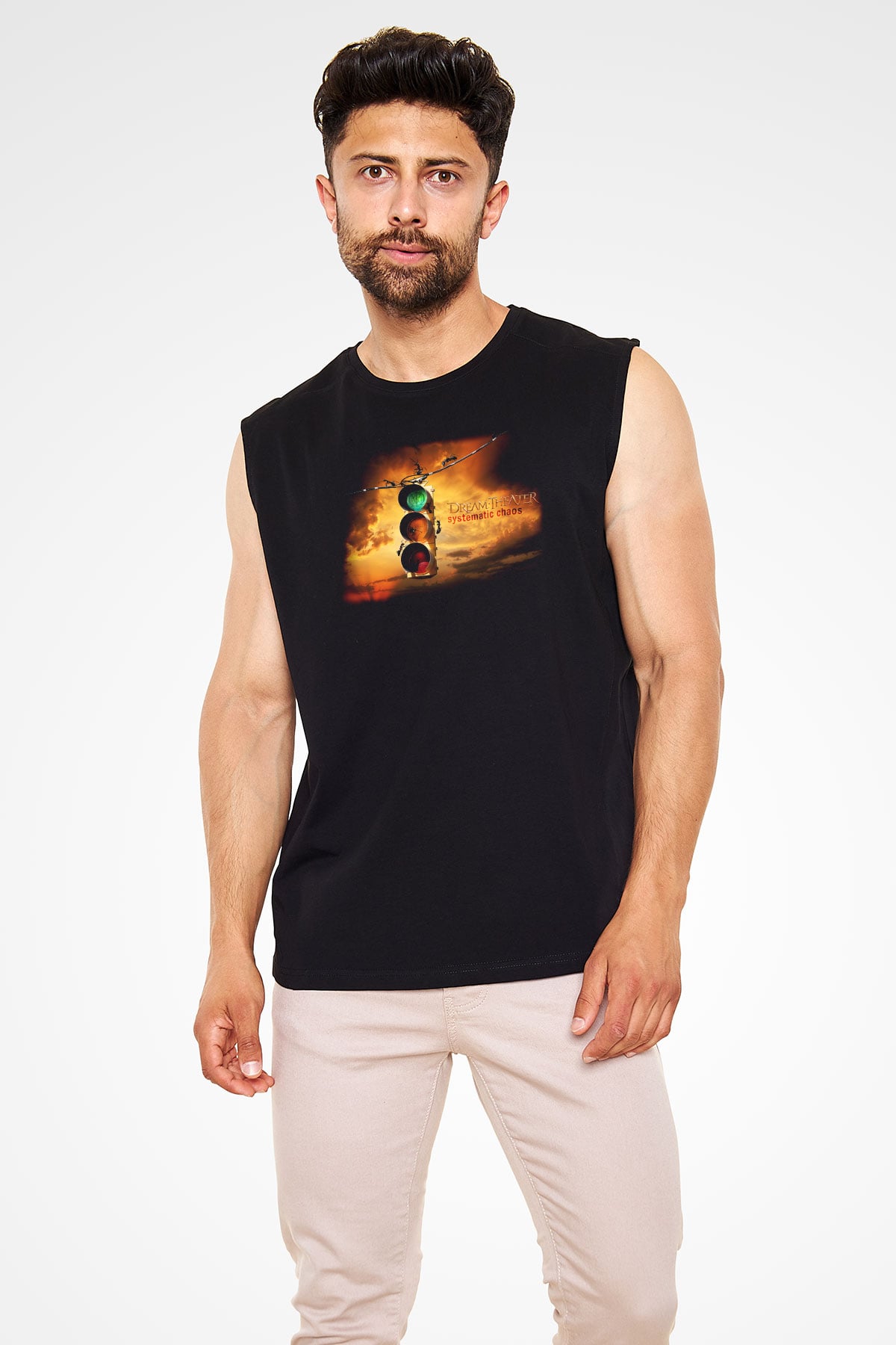 Dream Theater Siyah Unisex Kolsuz Tişört