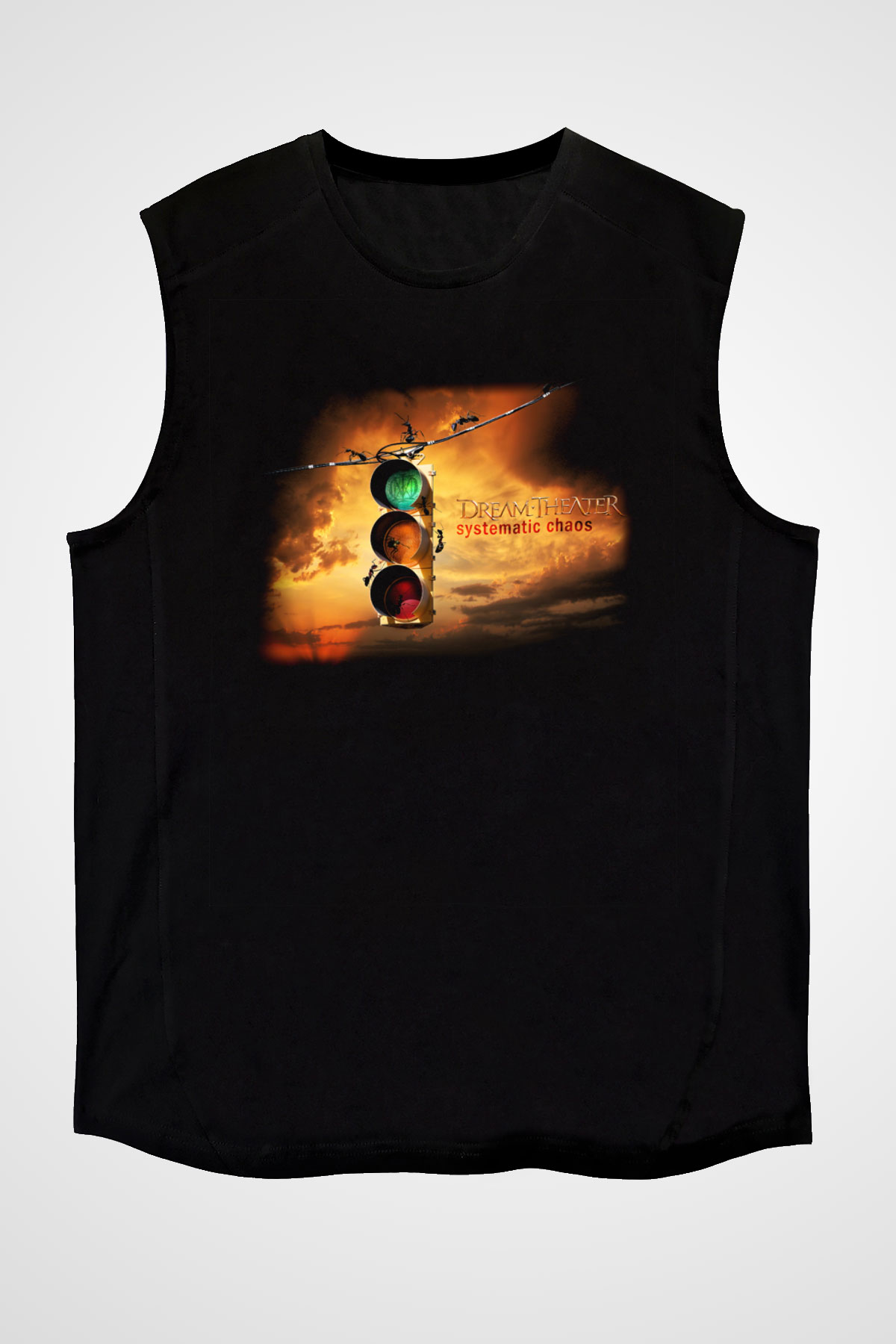 Dream Theater Siyah Unisex Kolsuz Tişört