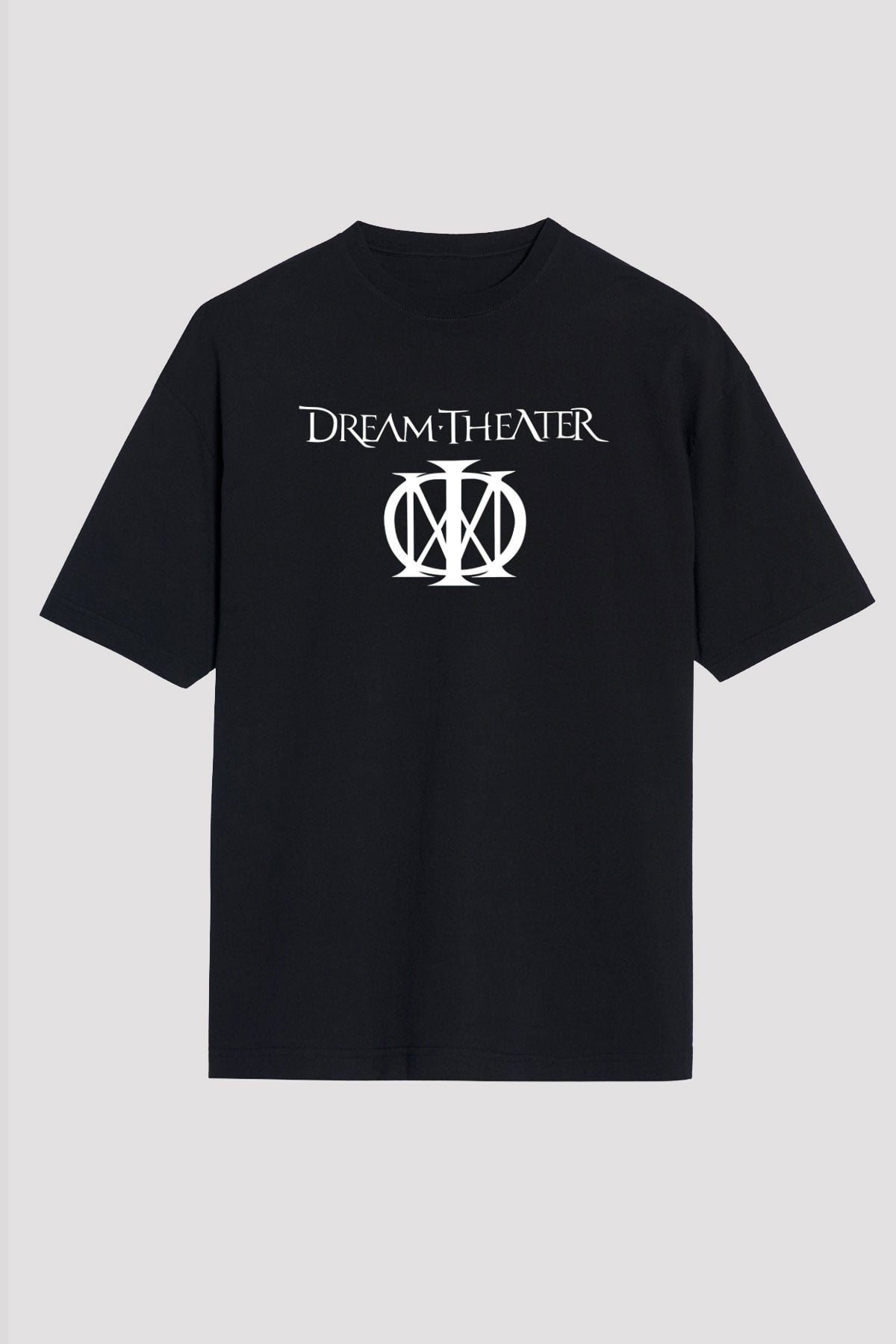 Dream Theater Siyah Unisex Oversize Tişört T-Shirt