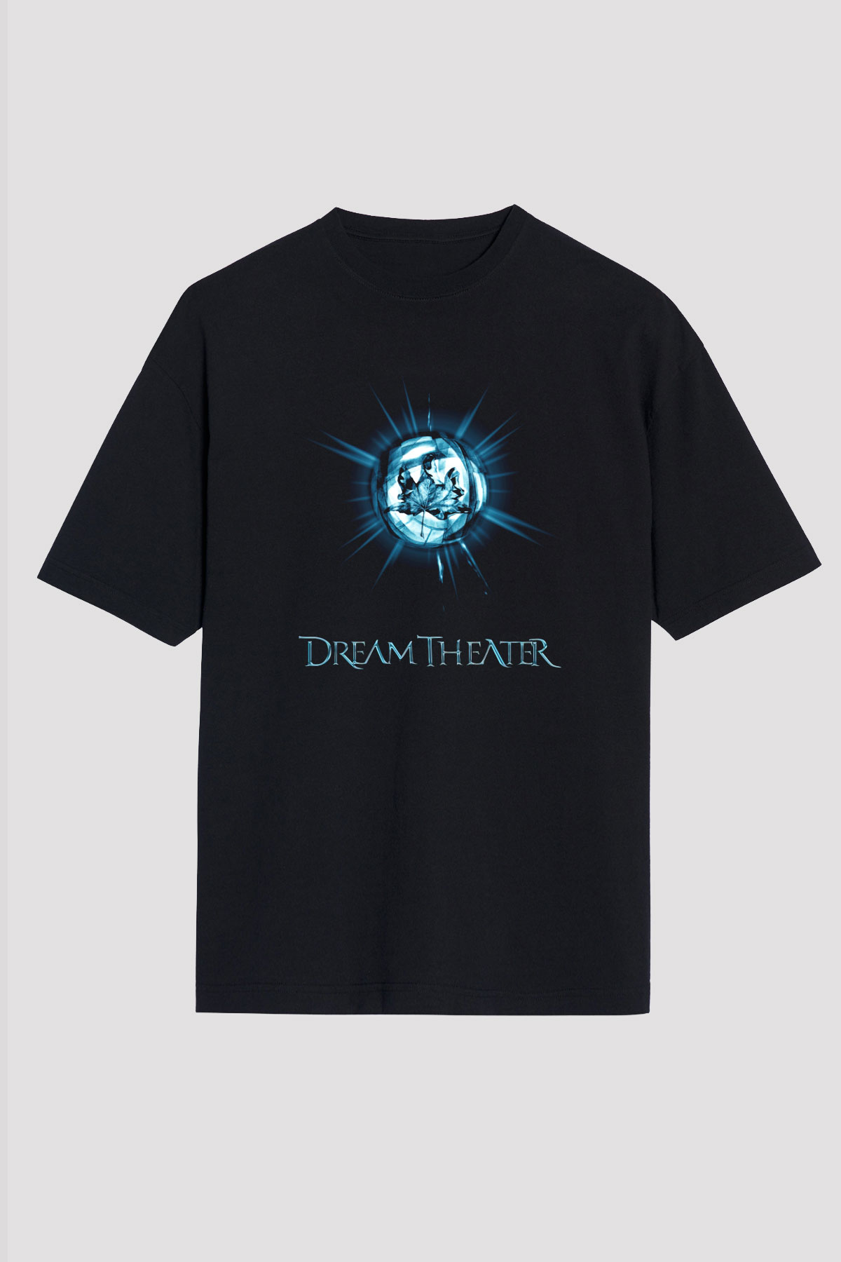 Dream Theater Siyah Unisex Oversize Tişört T-Shirt