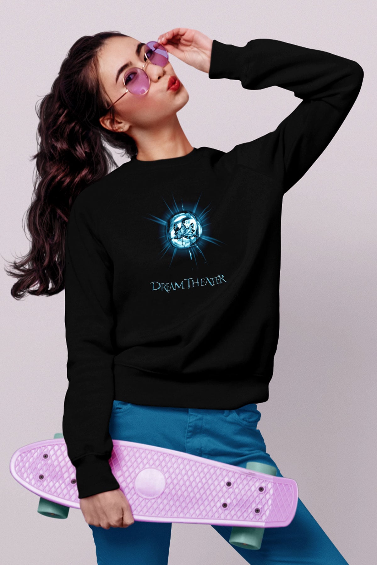 Dream Theater Siyah Unisex Sweatshirt