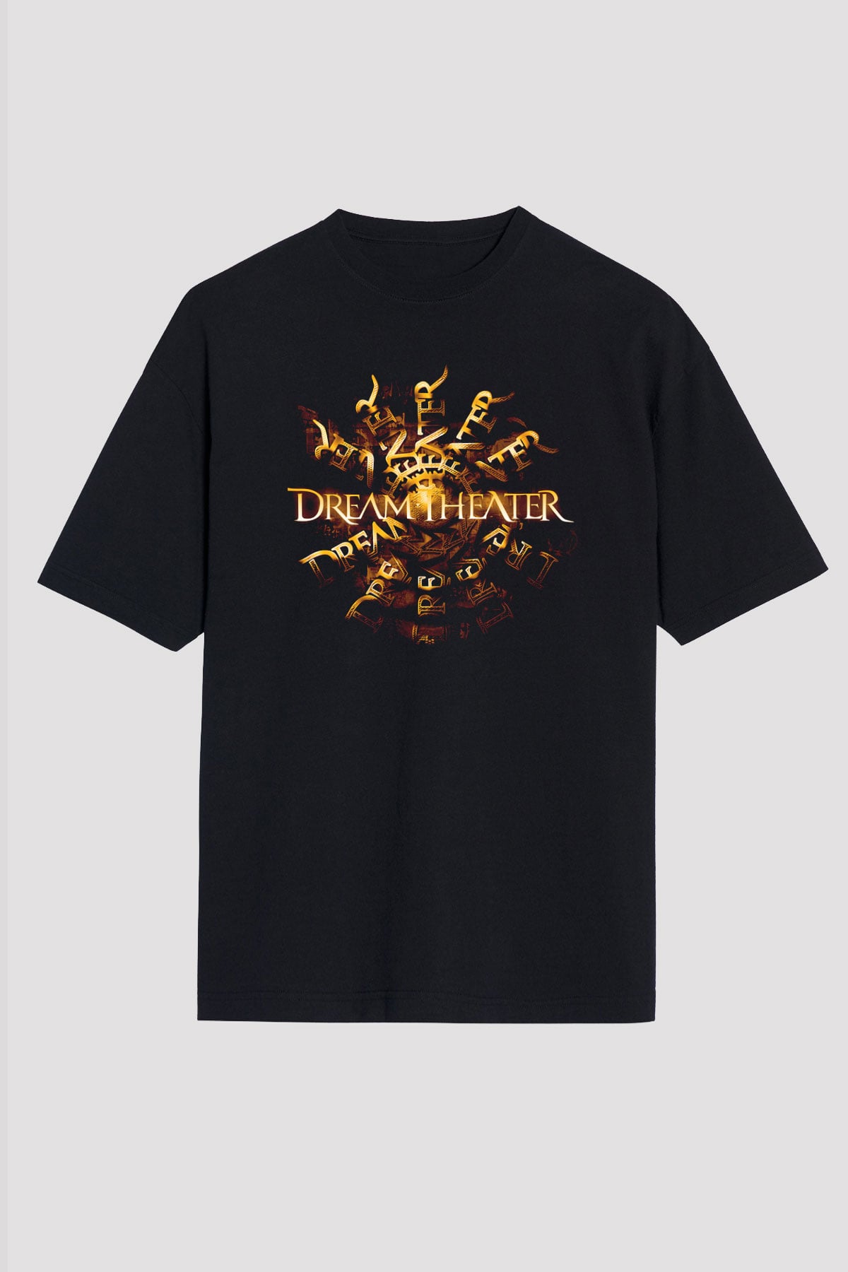 Dream Theater Siyah Oversize Tişört Oversize T-shirt - TişörtFabrikası