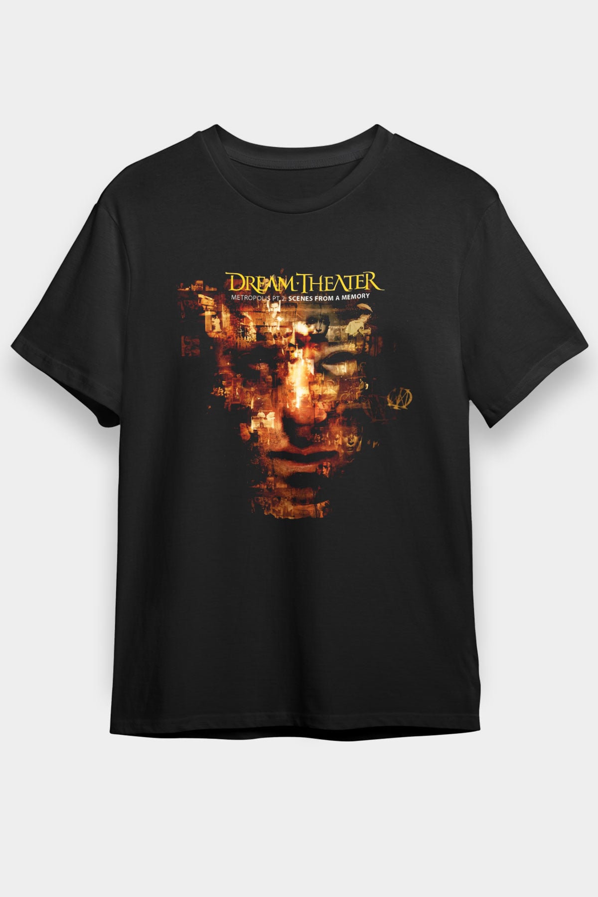 Dream Theater Siyah Unisex Tişört T-Shirt - TişörtFabrikası