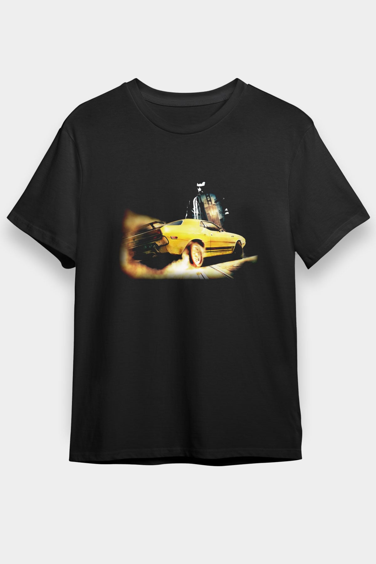 Driver Siyah Unisex Tişört T-Shirt