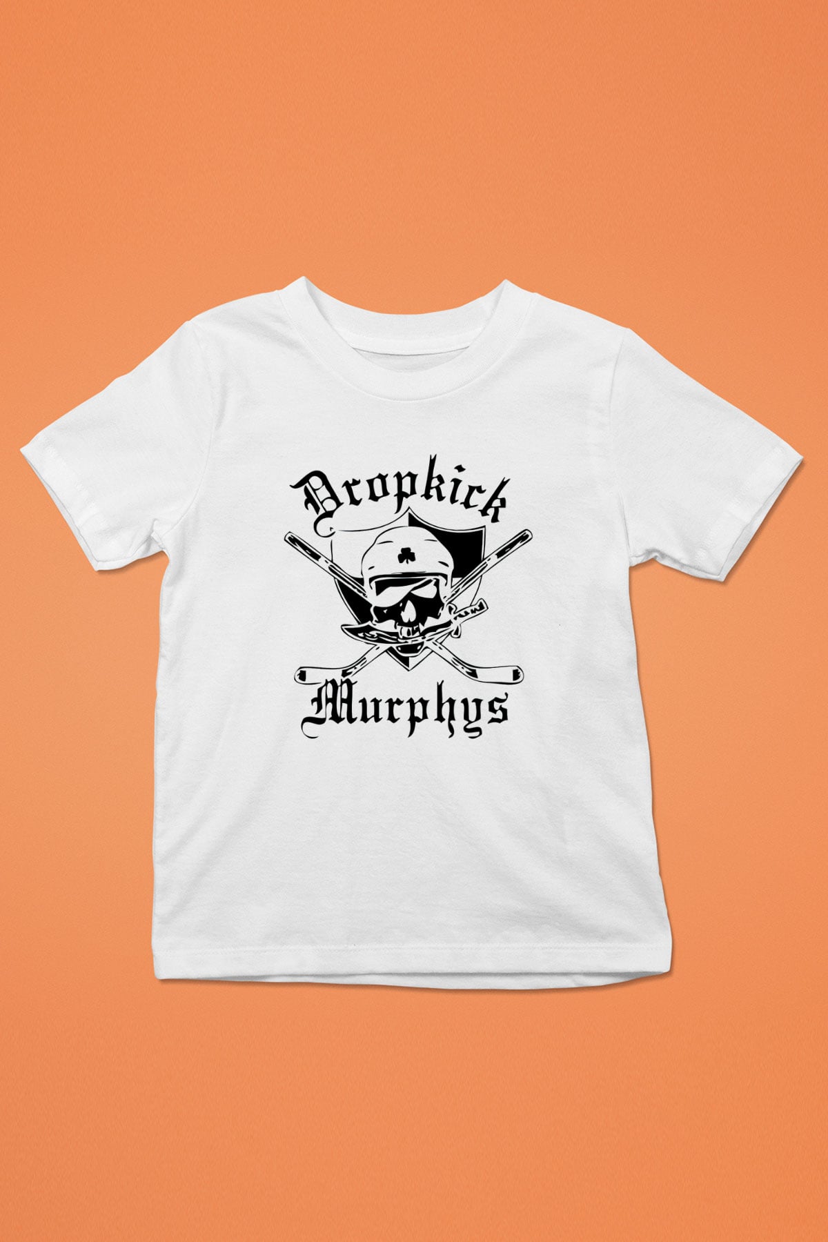 Dropkick Murphys Baskılı Beyaz Unisex Çocuk Tişört