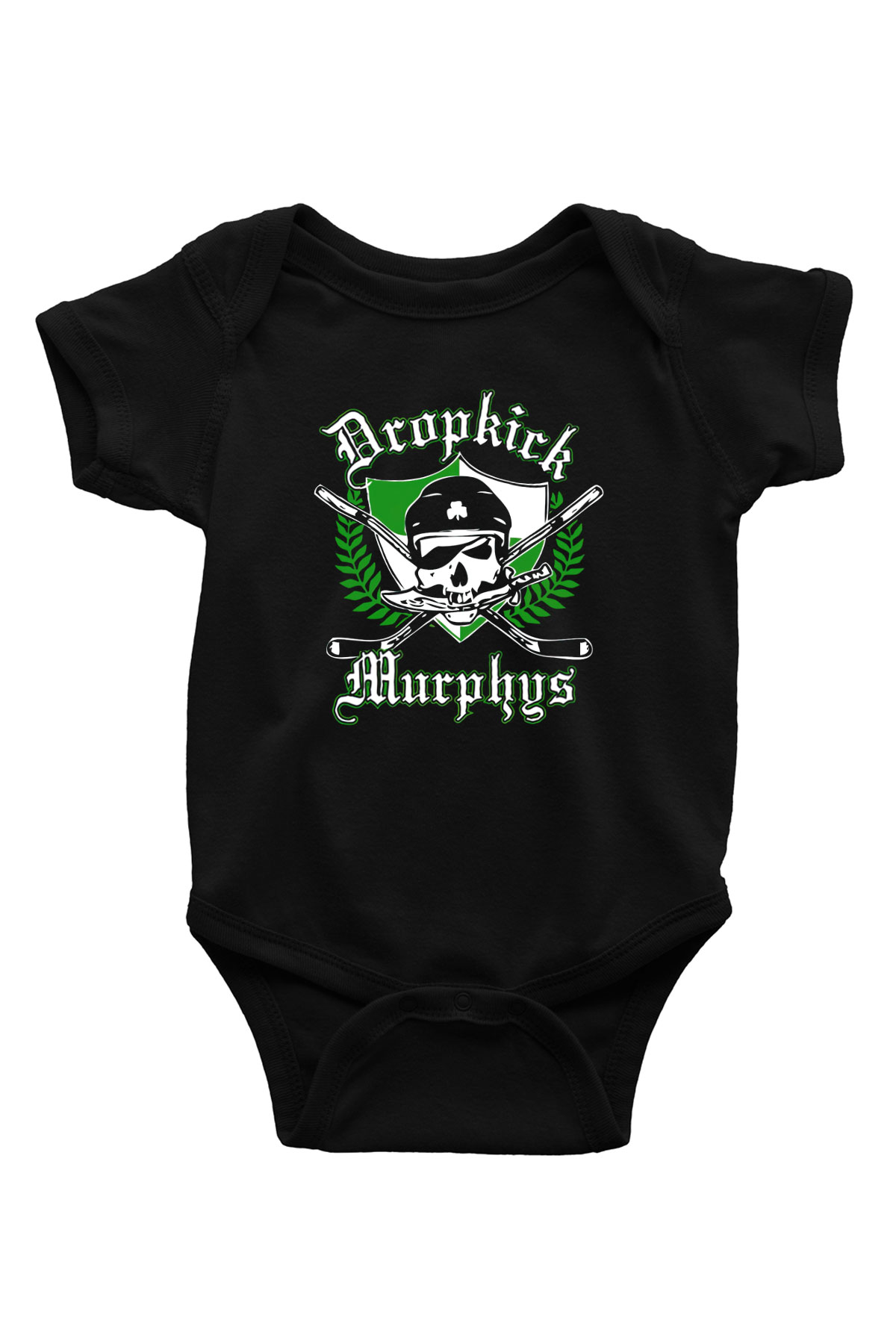 Dropkick Murphys Baskılı Siyah Bebek Body - Zıbın
