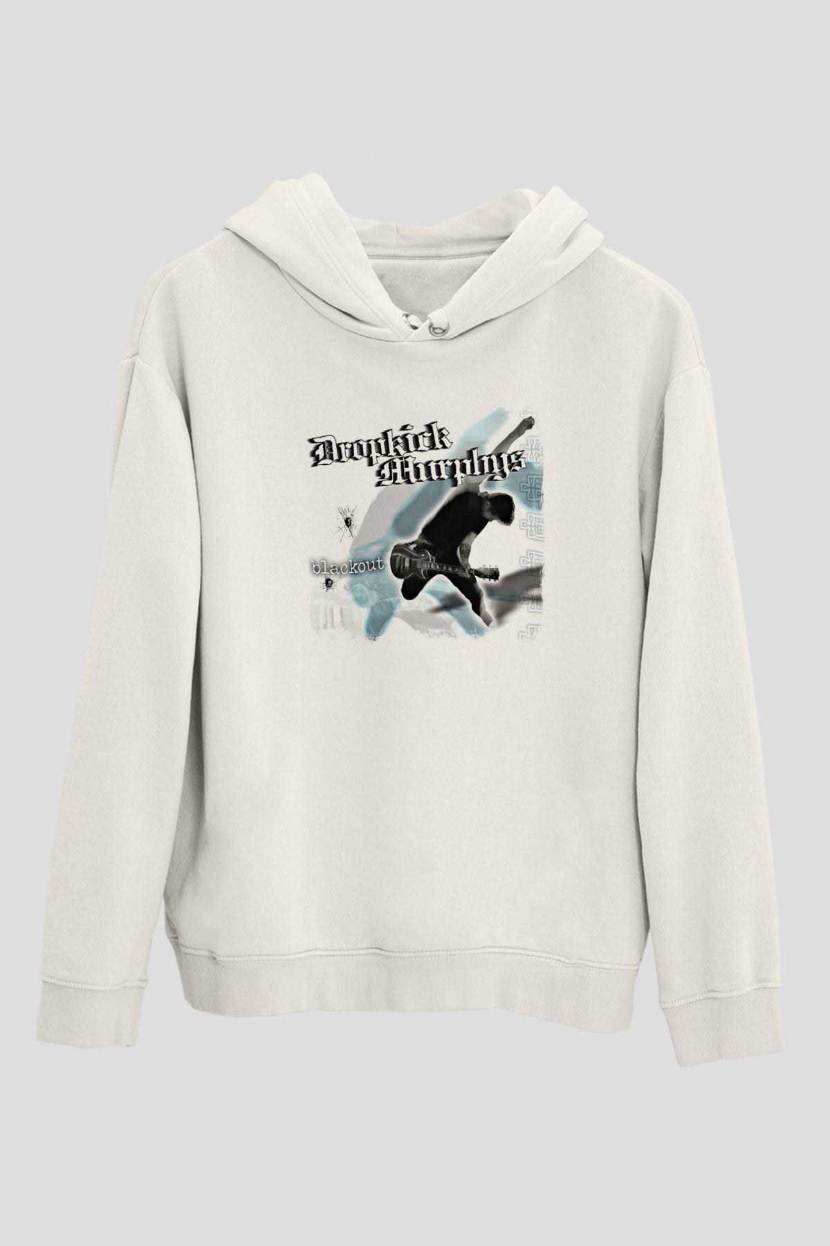Dropkick Murphys Baskılı Unisex Beyaz Hoodie