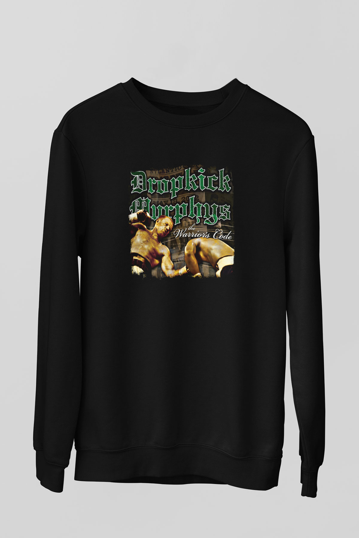 Dropkick Murphys Baskılı Unisex Siyah Sweatshirt