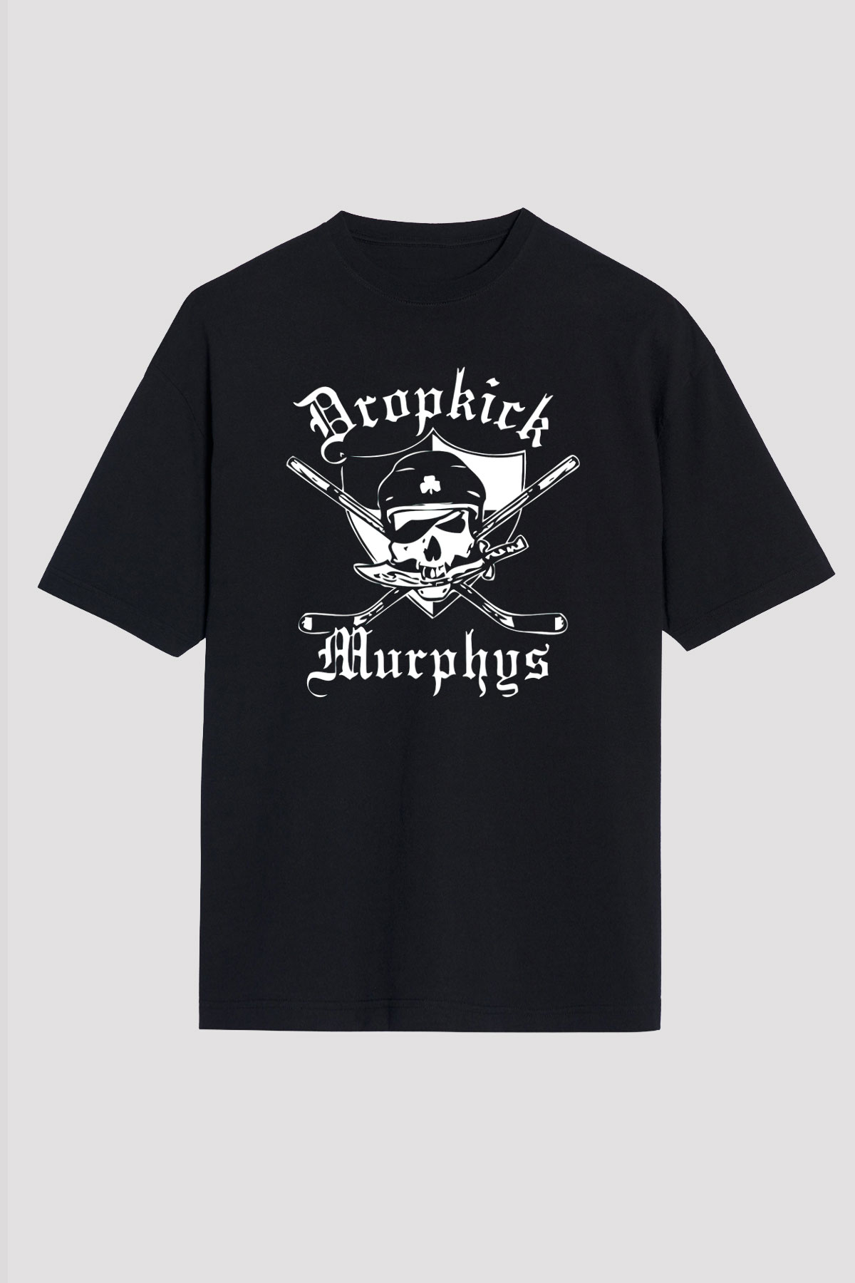 Dropkick Murphys Siyah Unisex Oversize Tişört T-Shirt