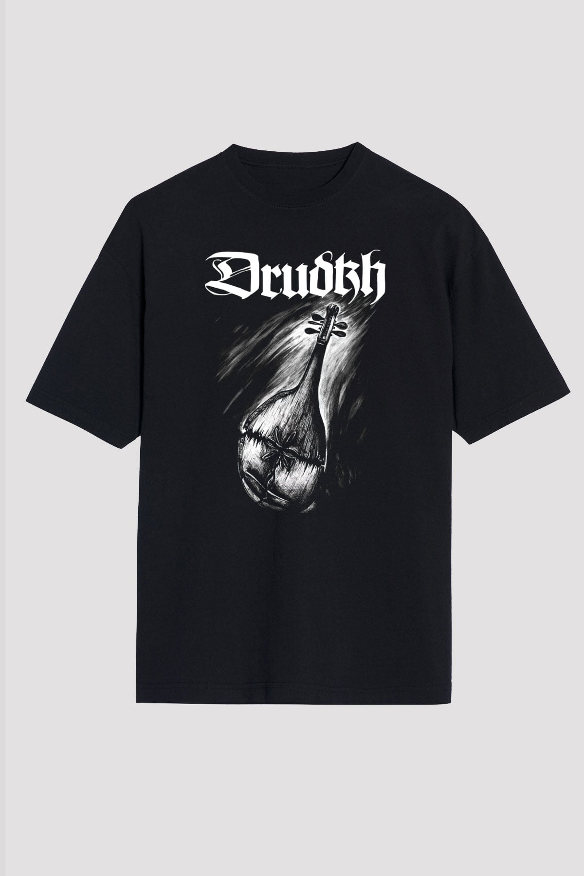 Drudkh Siyah Unisex Oversize Tişört T-Shirt