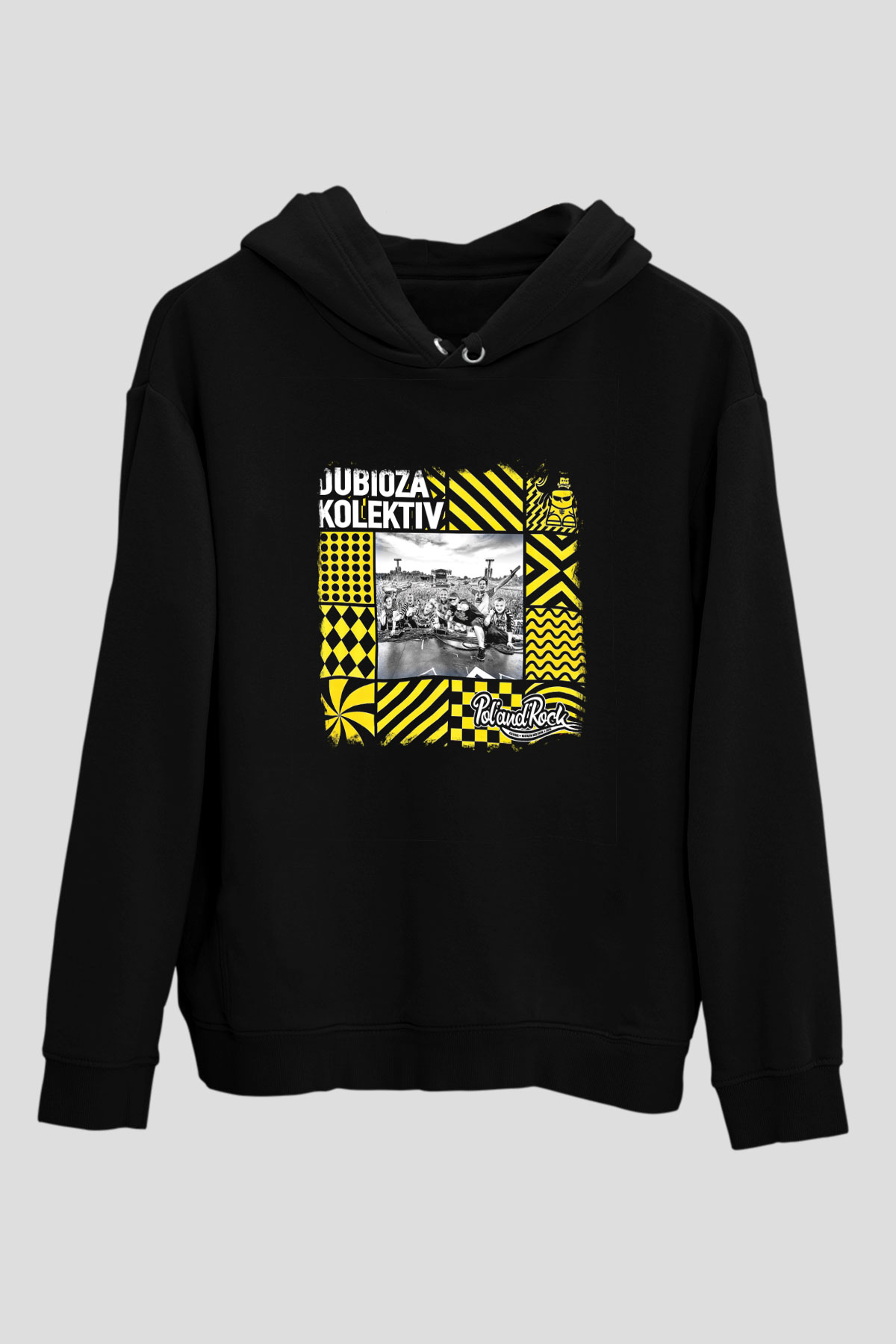 Dubioza Kolektiv Baskılı Unisex Siyah Hoodie