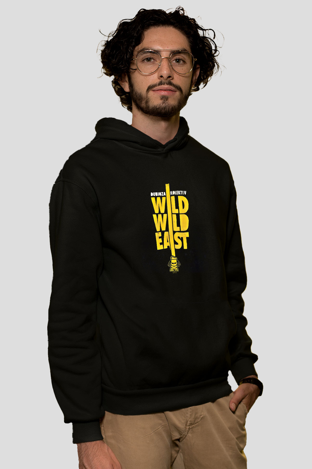 Dubioza Kolektiv Baskılı Unisex Siyah Hoodie
