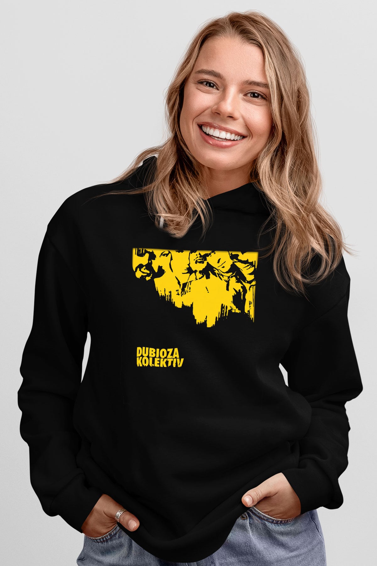 Dubioza kolektiv Siyah Unisex Hoodie