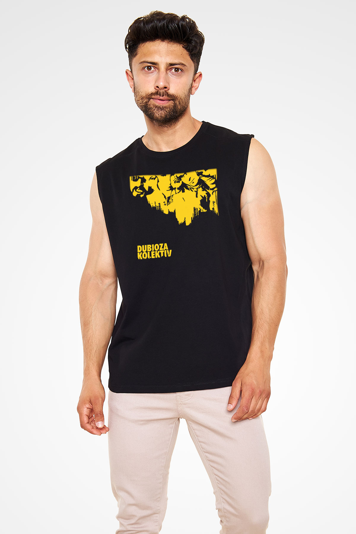 Dubioza kolektiv Siyah Unisex Kolsuz Tişört