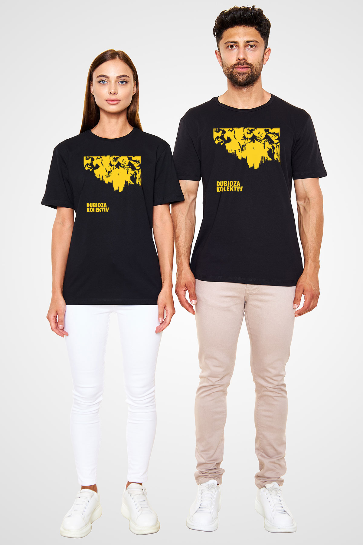 Dubioza kolektiv Siyah Unisex Tişört T-Shirt - TişörtFabrikası