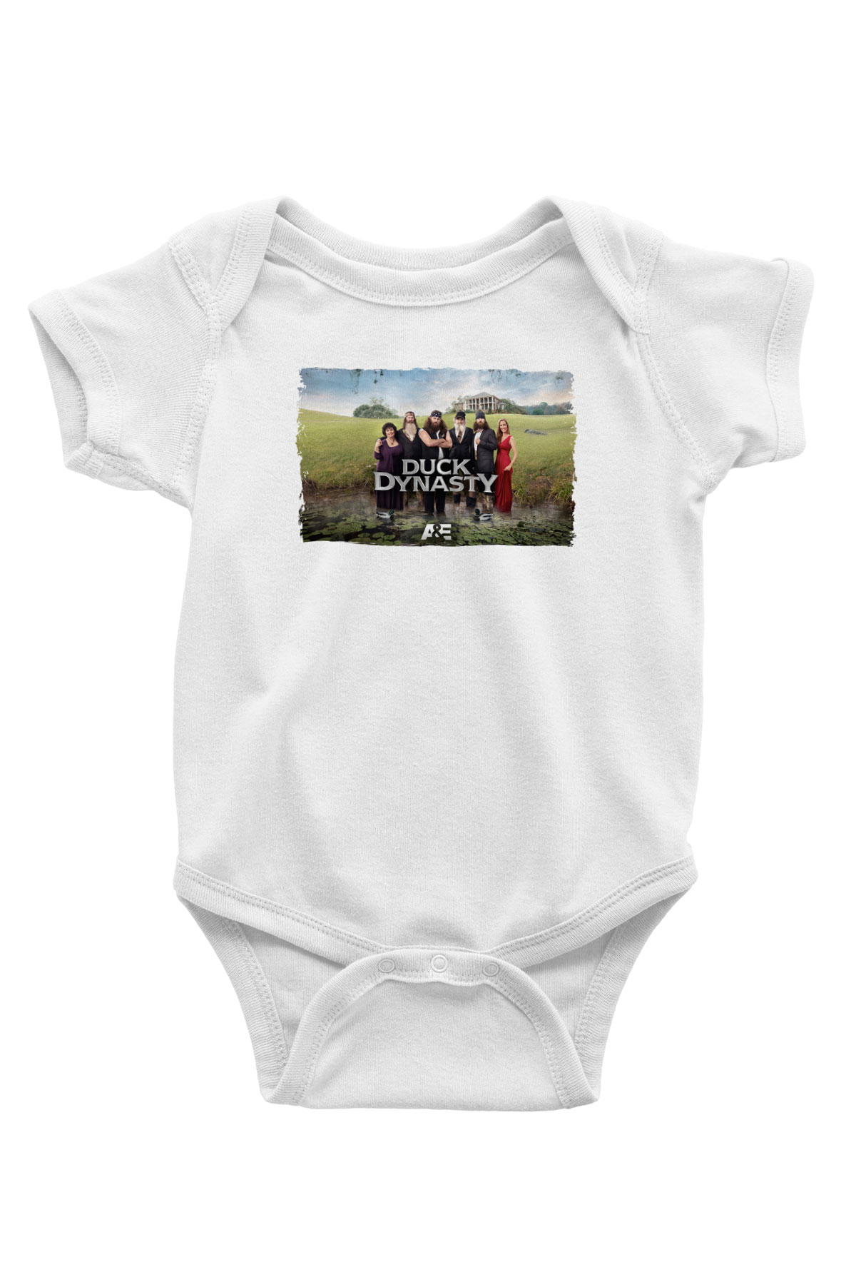 Duck Dynasty Beyaz Bebek Body - Zıbın