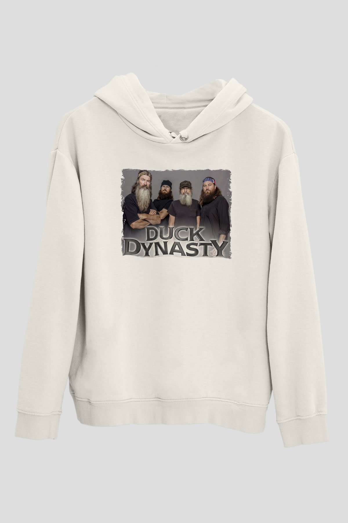 Duck Dynasty Beyaz Unisex Hoodie