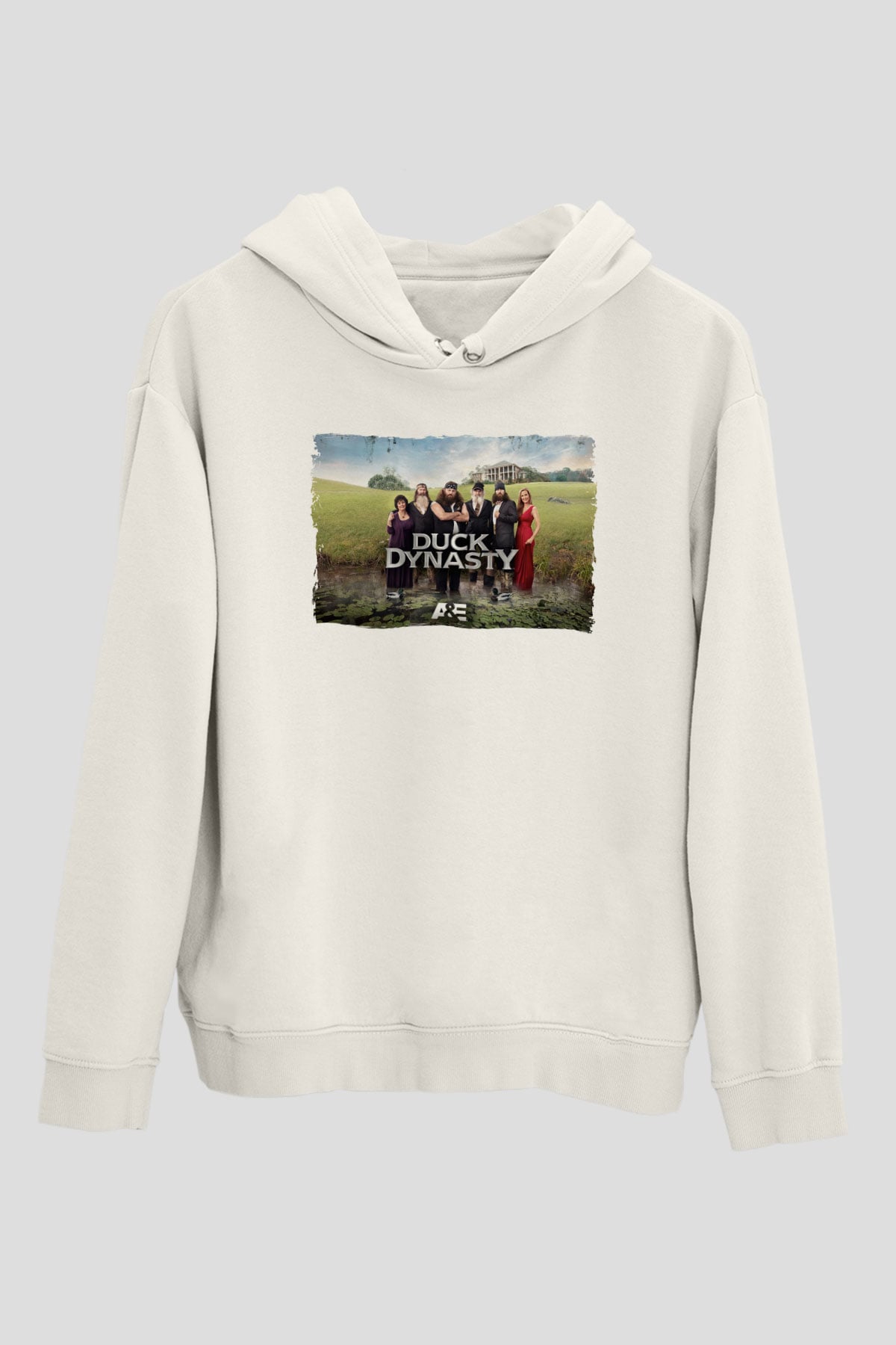Duck Dynasty Beyaz Unisex Hoodie