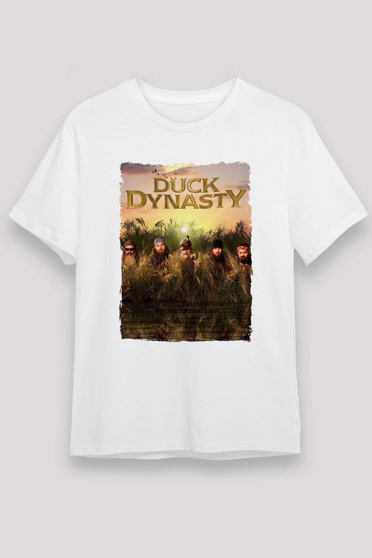 Duck Dynasty Beyaz Unisex Tişört T-Shirt