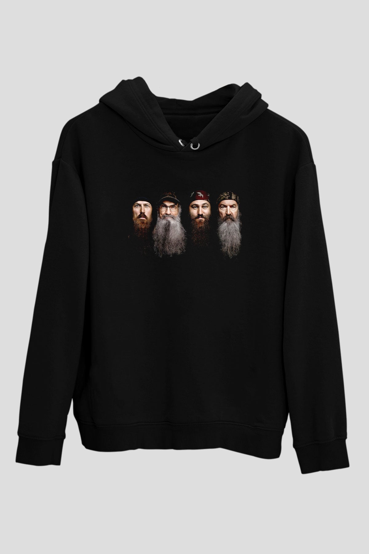 Duck Dynasty Siyah Unisex Hoodie