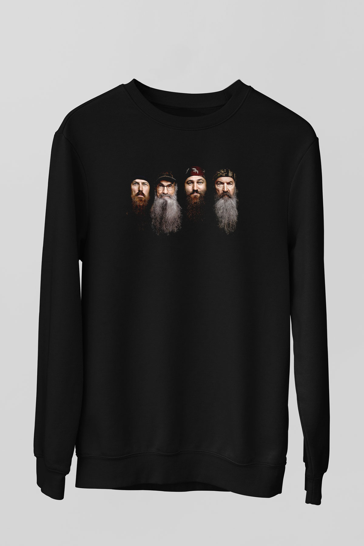 Duck Dynasty Siyah Unisex Sweatshirt