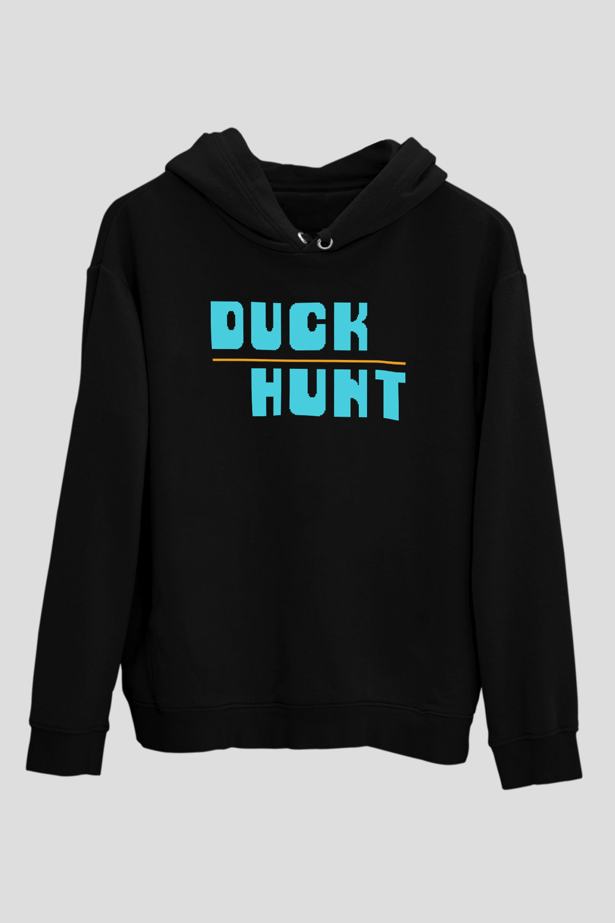 Duck Hunt Siyah Unisex Hoodie