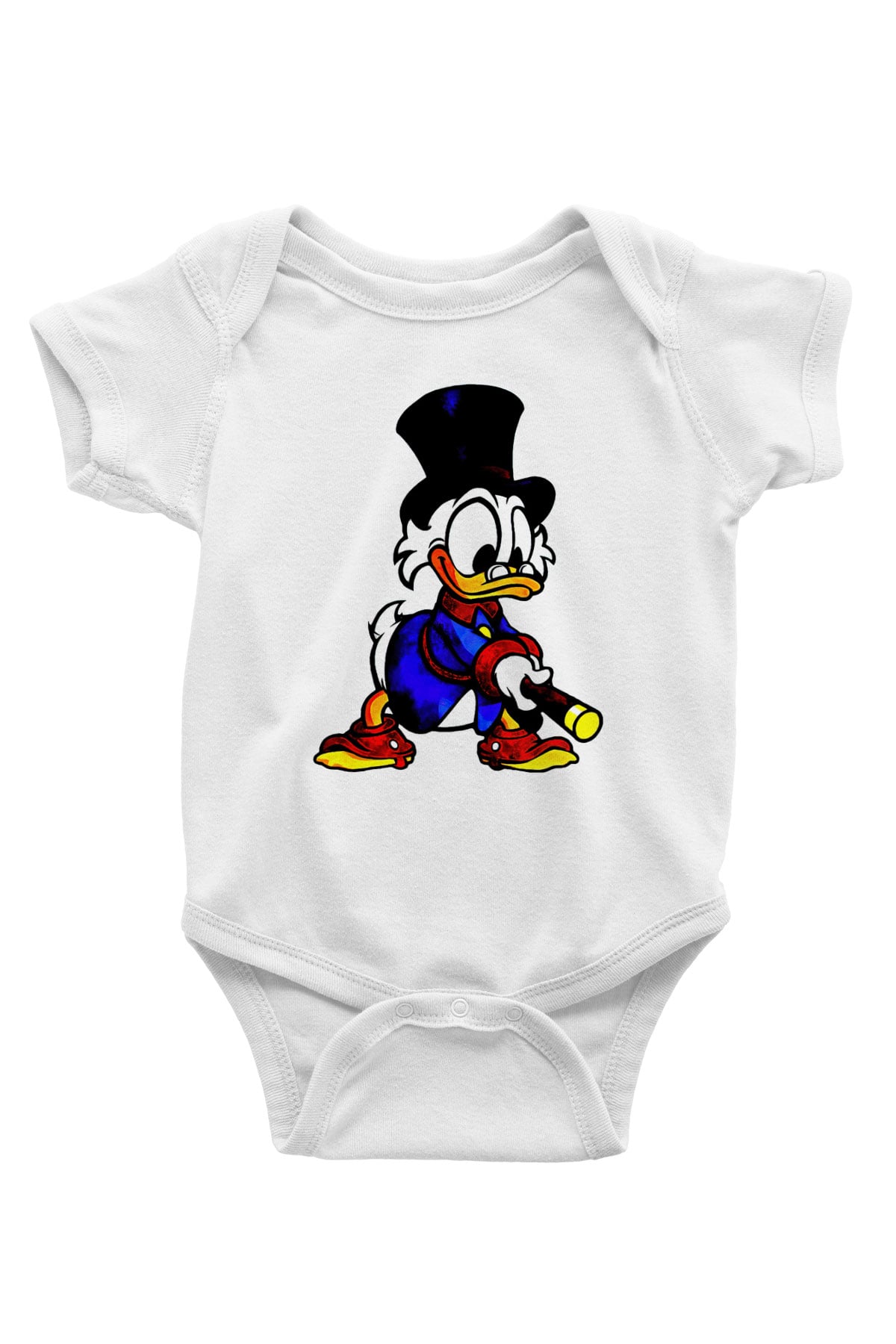 DuckTales Beyaz Bebek Body - Zıbın