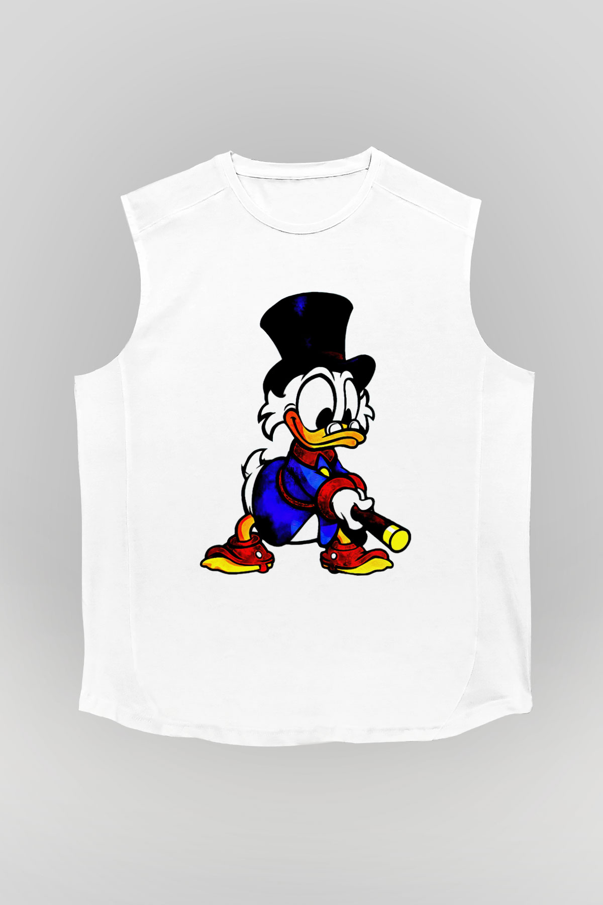 DuckTales Beyaz Unisex  Kolsuz Tişört