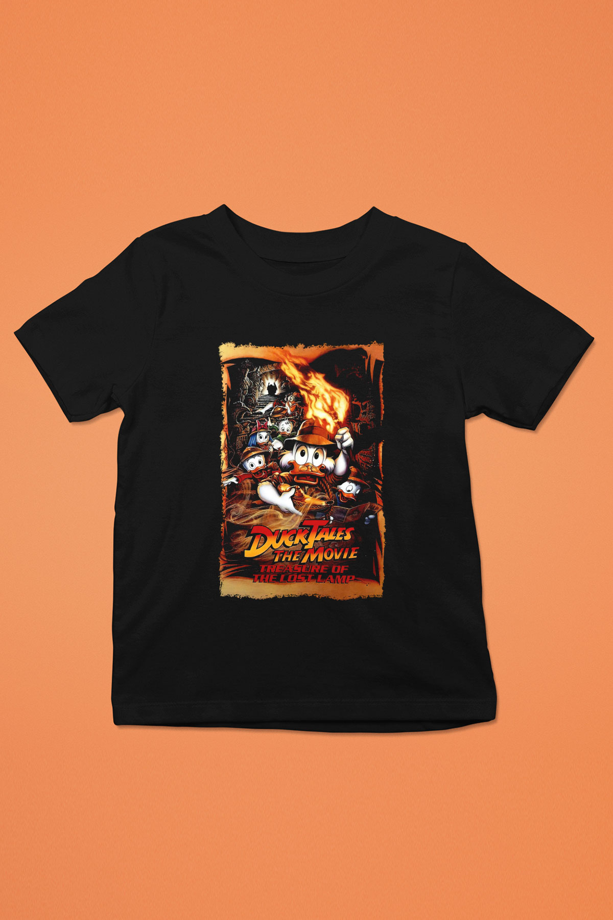 DuckTales Siyah Unisex  Çocuk Tişört