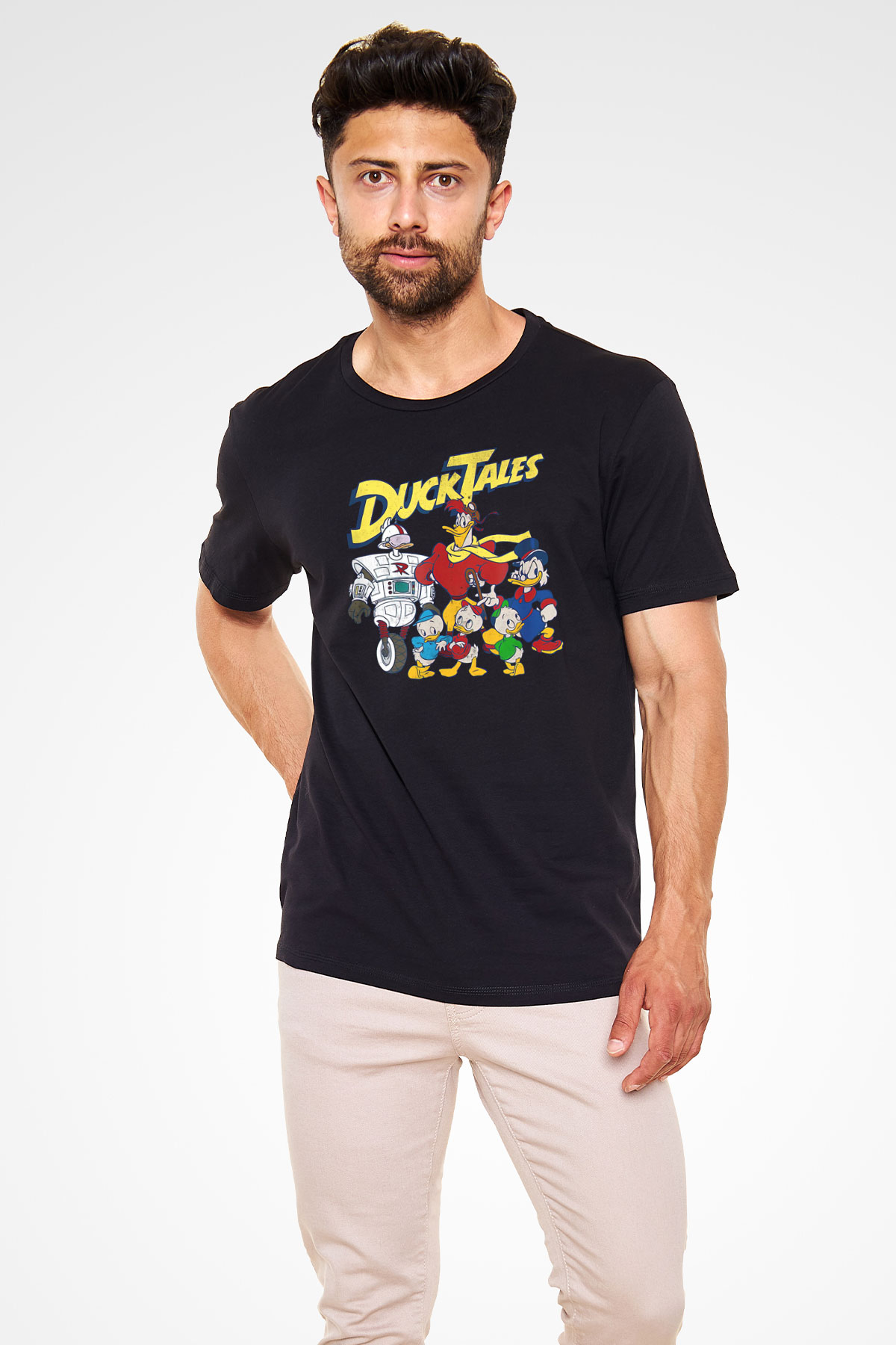 DuckTales Siyah Unisex Tişört