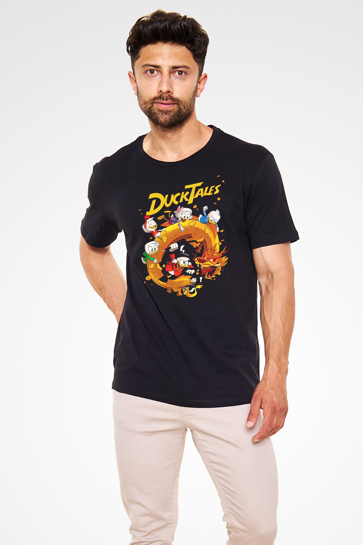 DuckTales Siyah Unisex Tişört