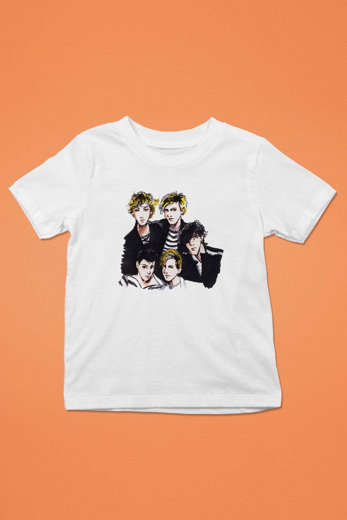 Duran Duran Baskılı Beyaz Unisex Çocuk Tişört