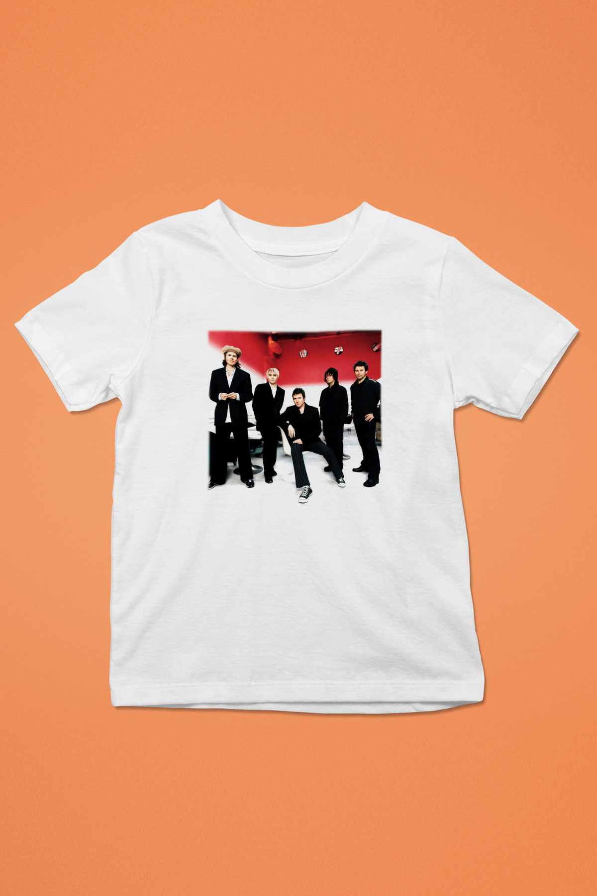 Duran Duran Baskılı Beyaz Unisex Çocuk Tişört