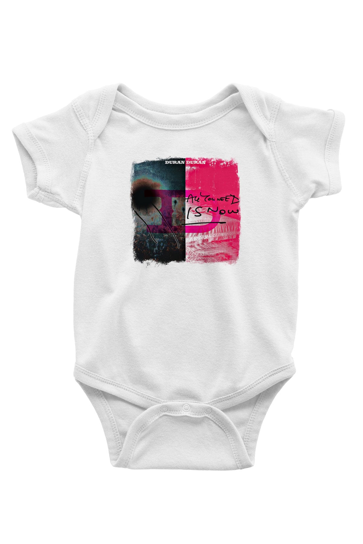 Duran Duran Baskılı Unisex Beyaz Bebek Body - Zıbın