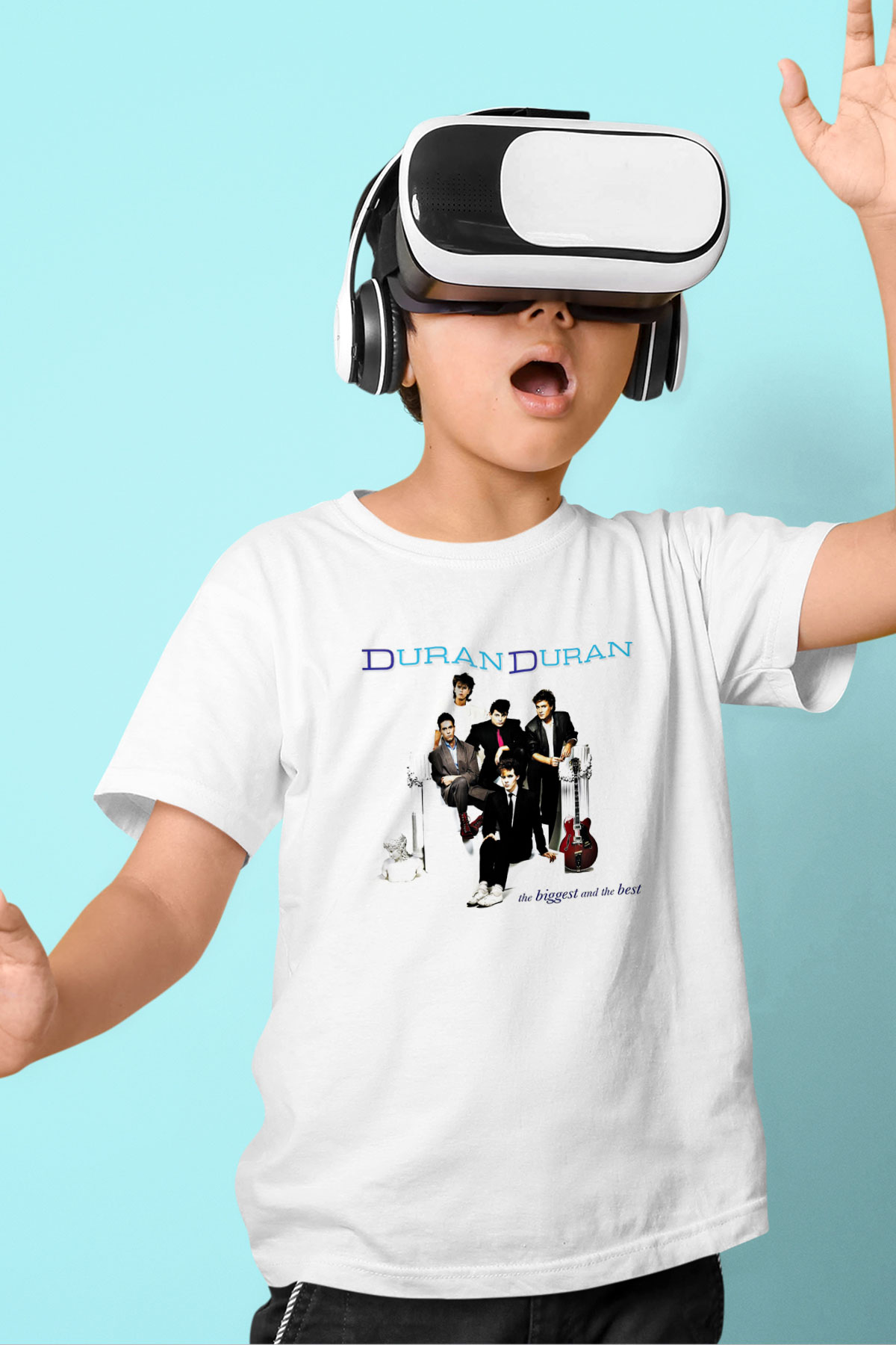 Duran Duran Baskılı Unisex Beyaz Çocuk Tişört